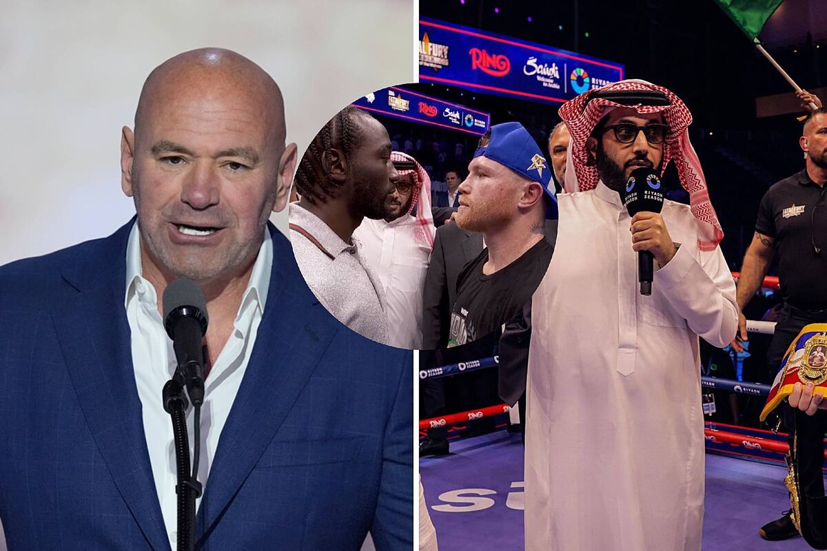 Turki Alalshikh borra a Dana White del negocio del Canelo vs Crawford y todos se preguntan por qué