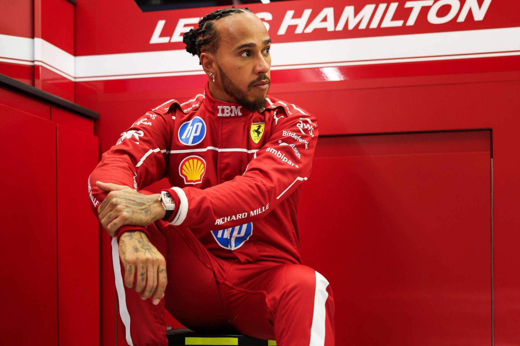 Lewis Hamilton ahora con Ferrari