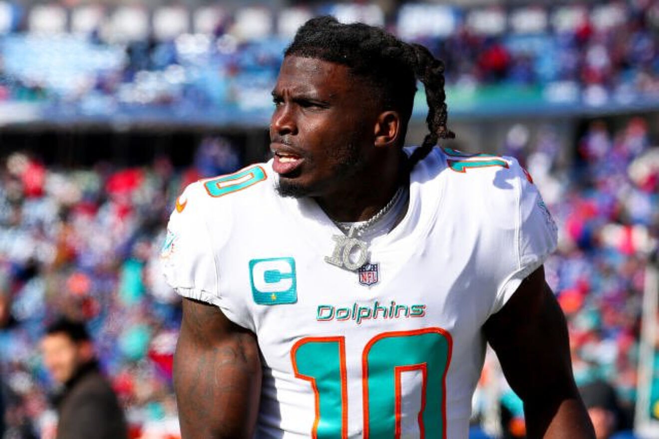 Tyreek Hill con los Miami Dolphins