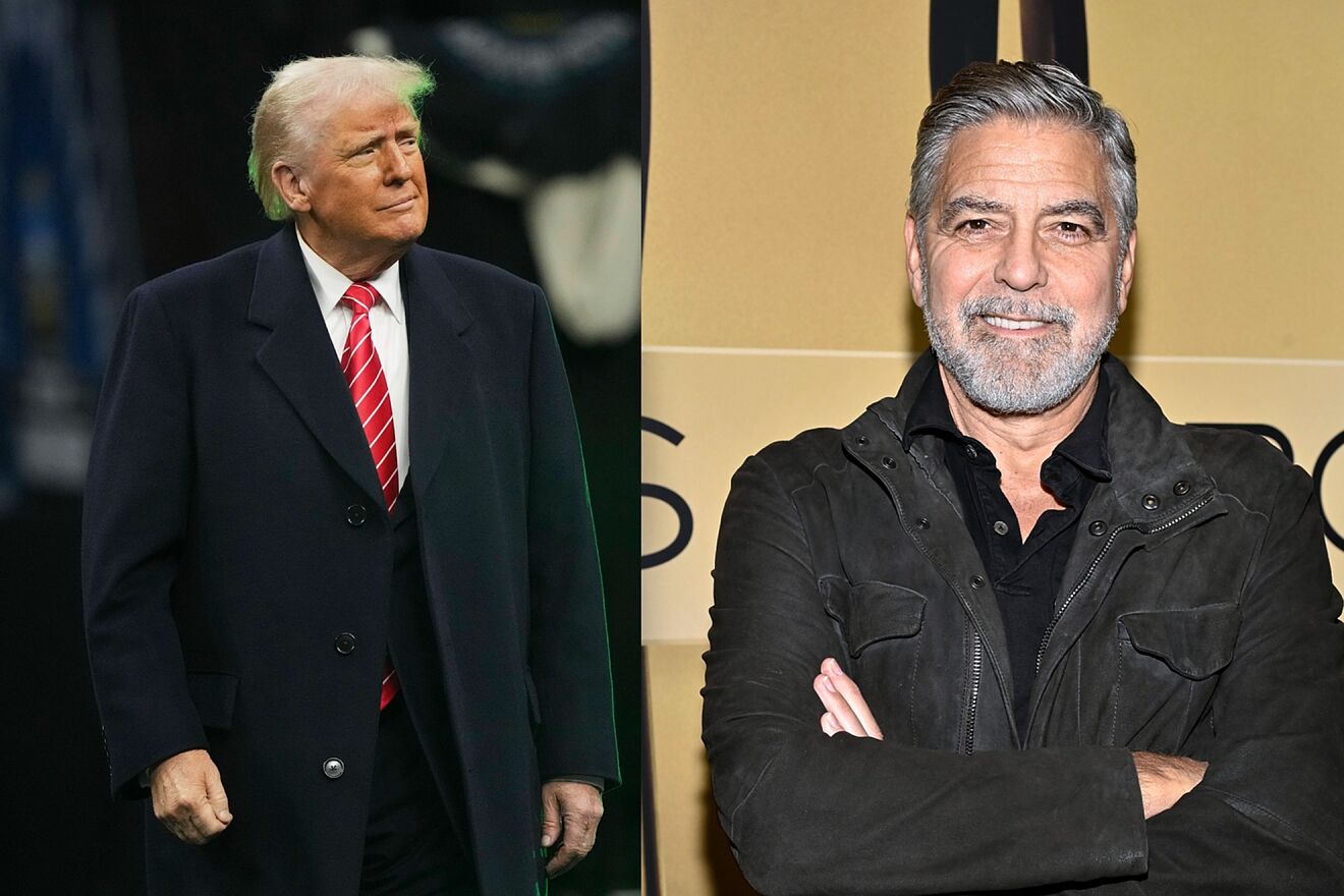 Donald Trump y George Clooney.