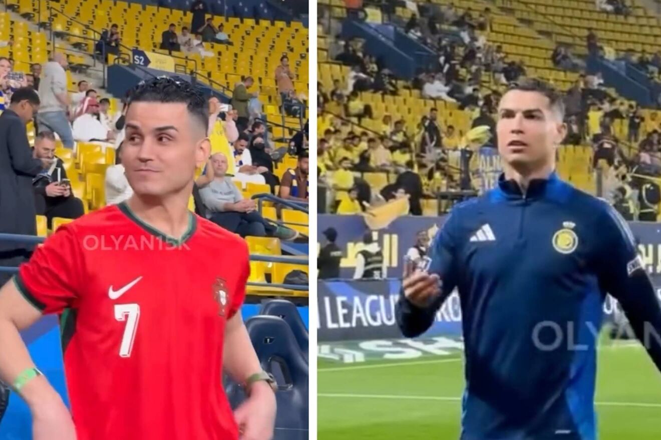 Cristiano Ronaldo niega a su doble: "No te pareces, eres muy feo"