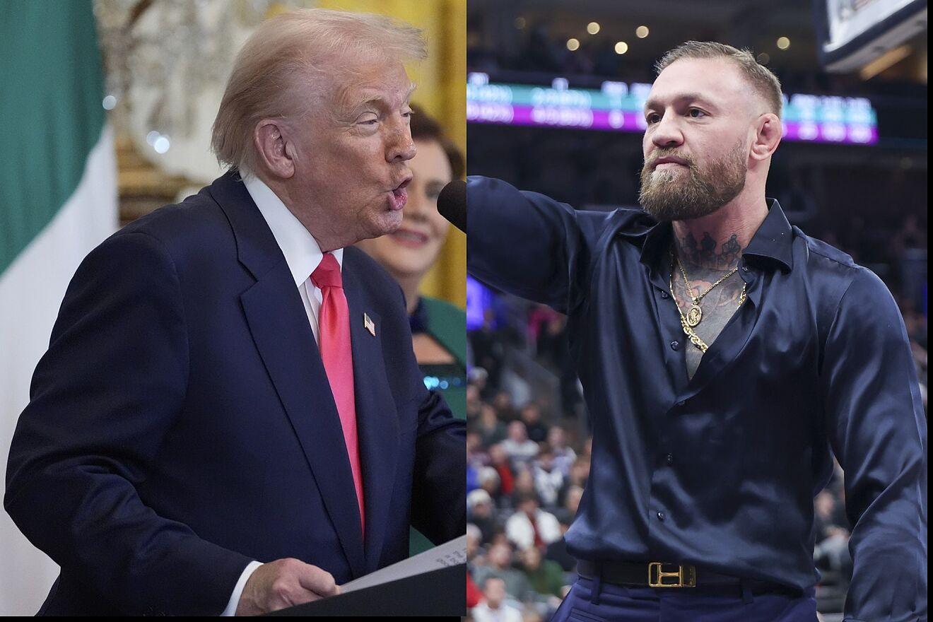 Donald Trump y Conor McGregor.