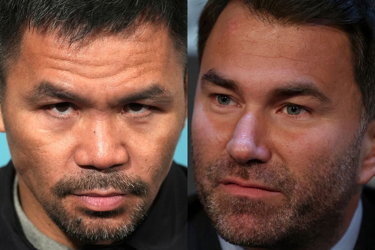 Eddie Hearn desprestigia el regreso de Manny Pacquiao con una feroz crítica