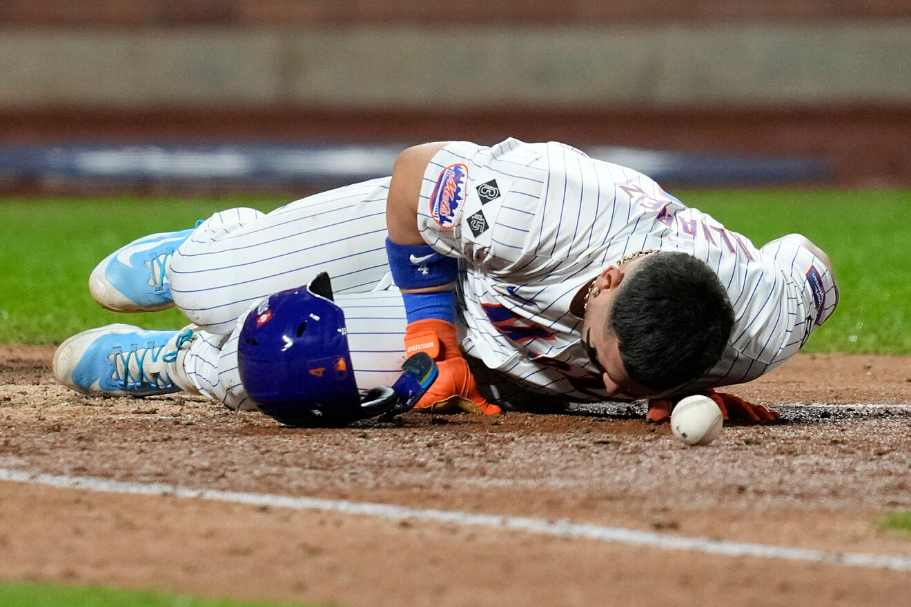 El catcher de los Mets Francisco lvarez.