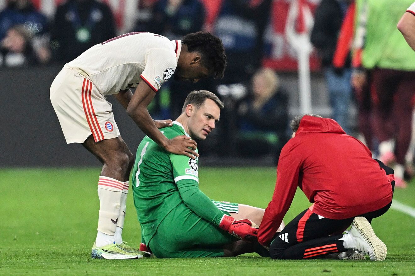 Manuel Neuer perder varias semanas a causa de esta lesin muscular...