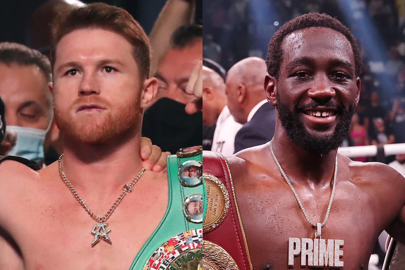 Sal &quot;Canelo&quot; lvarez enfrentar a Terence Crawford (Der.) en...