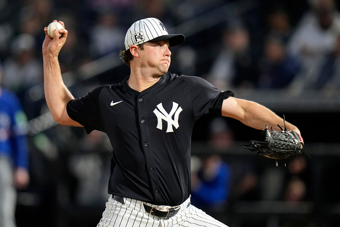 Gerrit Cole sigue sin superar sus problemas en el codo derecho.