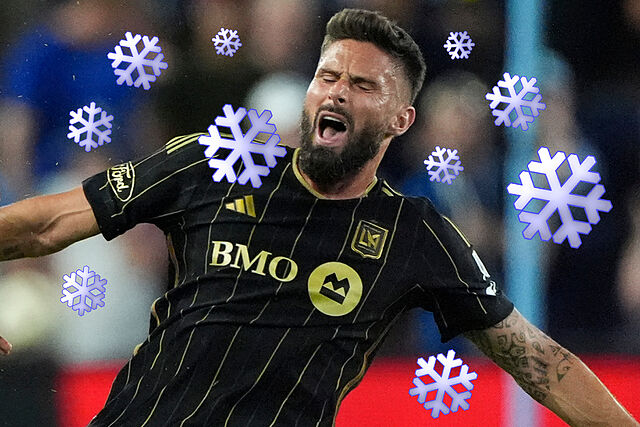 Olivier Giroud, el francs se 'congel' en Colorado.