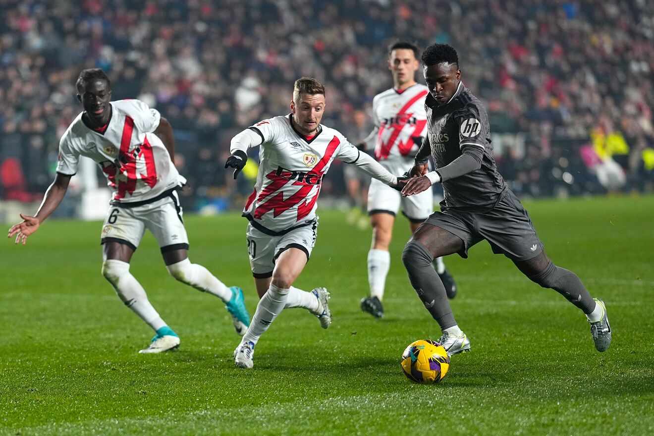 El Rayo y los madridistas empataron 3-3 en diciembre de 2024.