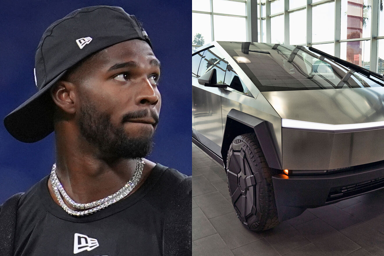 Shedeur Sanders es propietario de un Tesla Cybertruck.