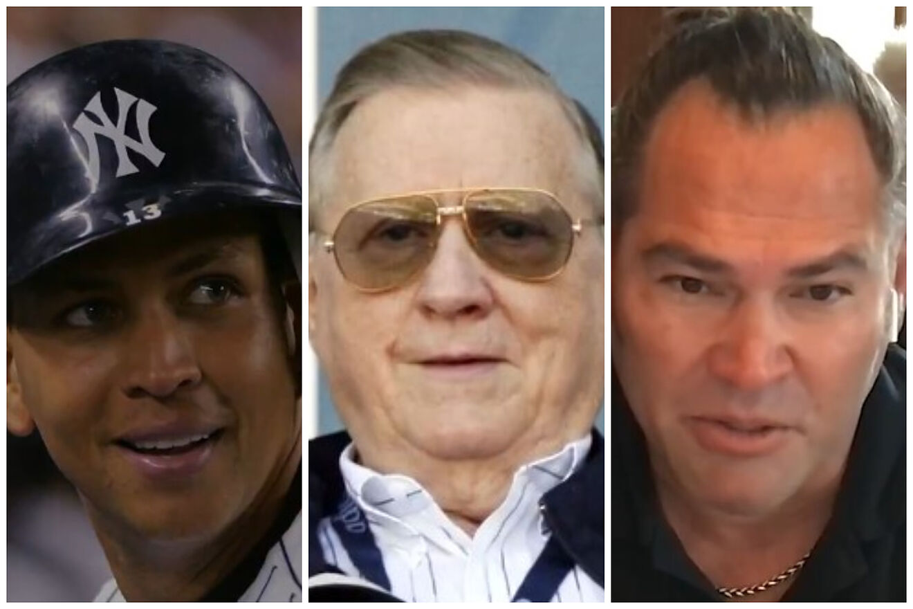 A-Rod, George Steinbrenner y Johnny Damon.