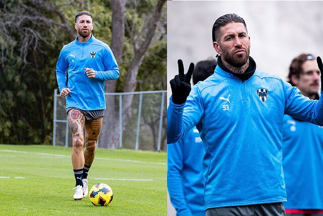 Sergio Ramos, tiene dos semanas entrenando con Rayados para ponerse a punto