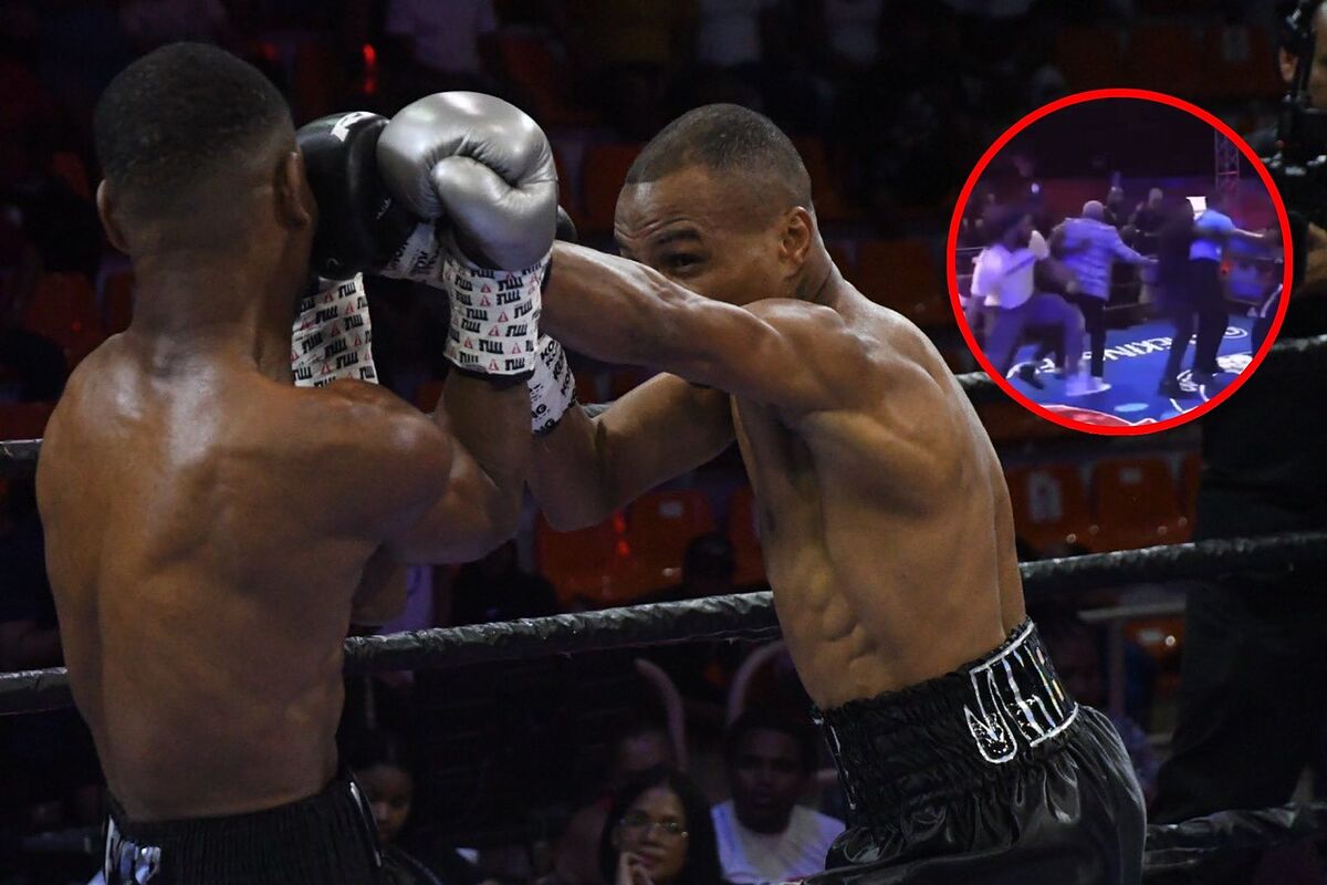 Agreden violentamente a réferi de boxeo en Santo Domingo tras decisión controvertida
