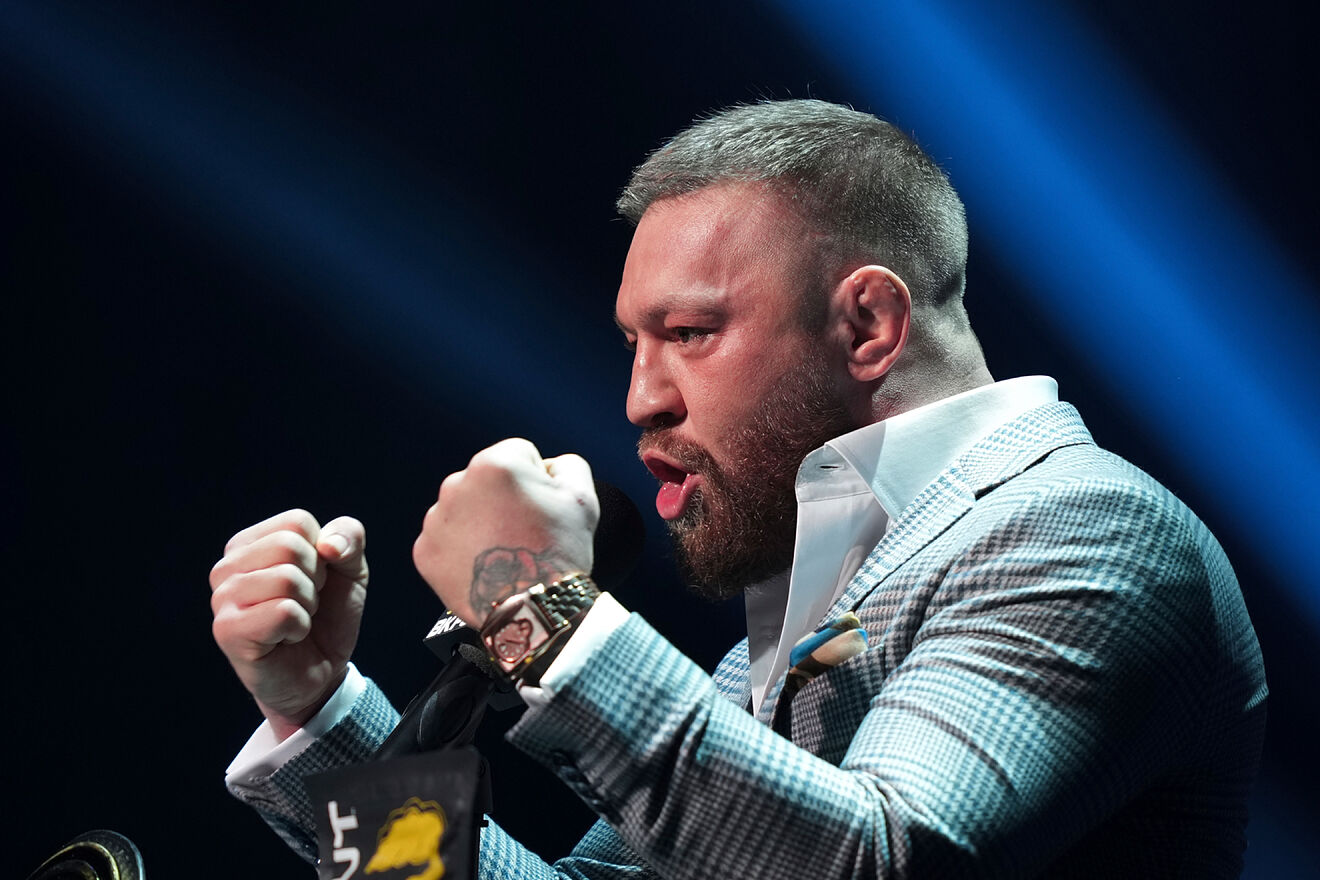 Conor McGregor: a puo limpio.