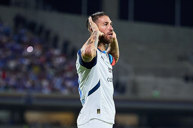 Sergio Ramos marc su segundo gol con Rayados