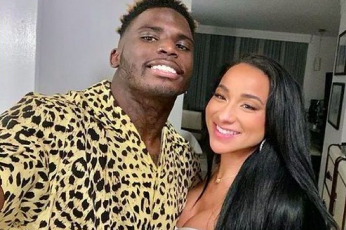 Tyreek Hill y su esposa Keeta Vaccaro