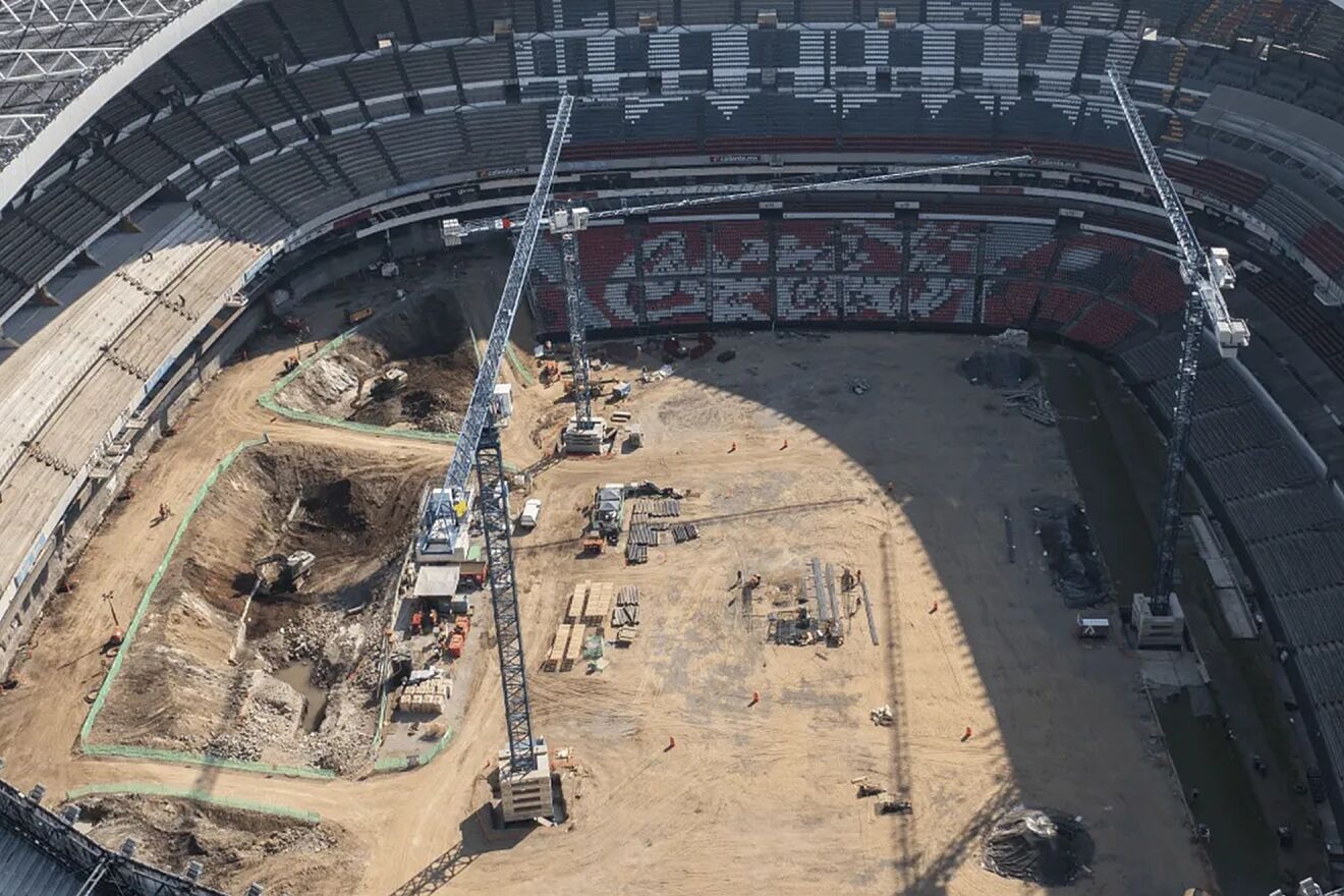 El Estadio Azteca est en remodelacin para el Mundial de 2026