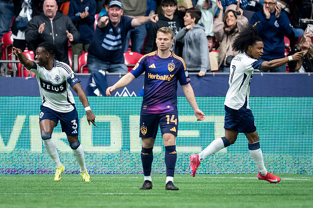 Vancouver sum su segunda victoria y el Galaxy su segunda derrota.