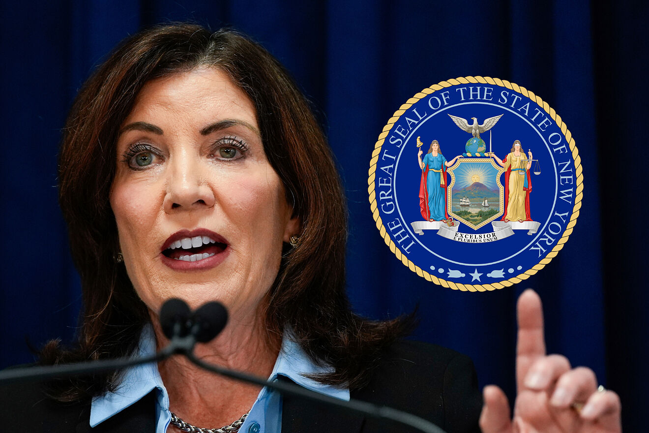 La gobernadora de Nueva York Kathy Hochul.