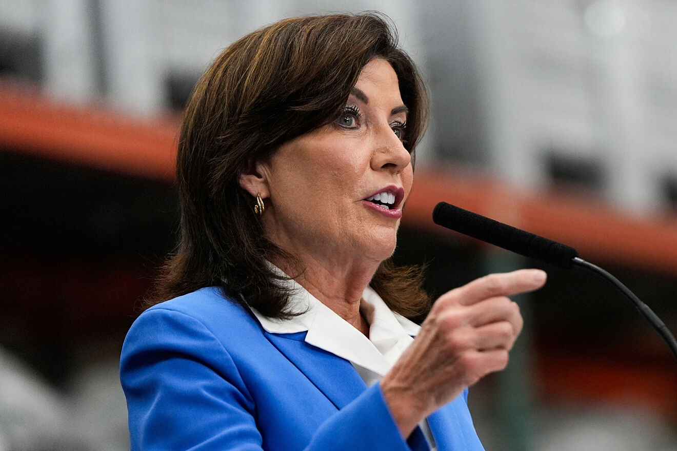 La gobernadora de Nueva York Kathy Hochul.