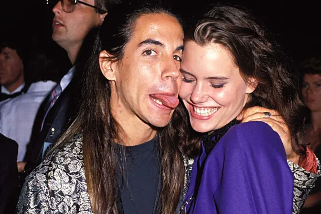 Anthony Kiedis y Ione Skye a los 24 y 16 aos respectivamente