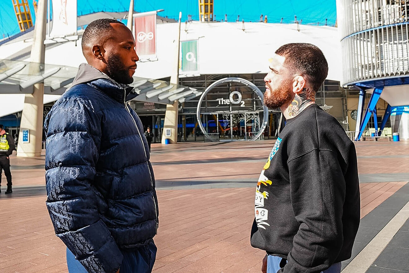 Leon Edwards y Sean Brady, cara a cara.